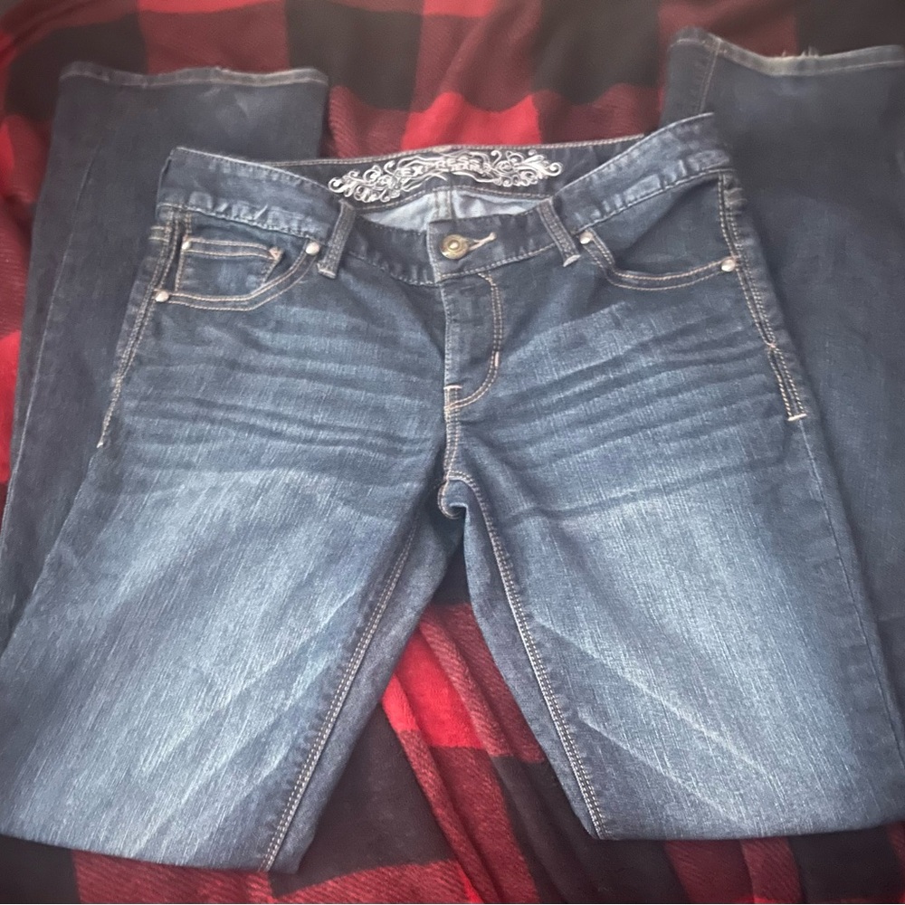 Y2K slim fit bootcut jeans >3<